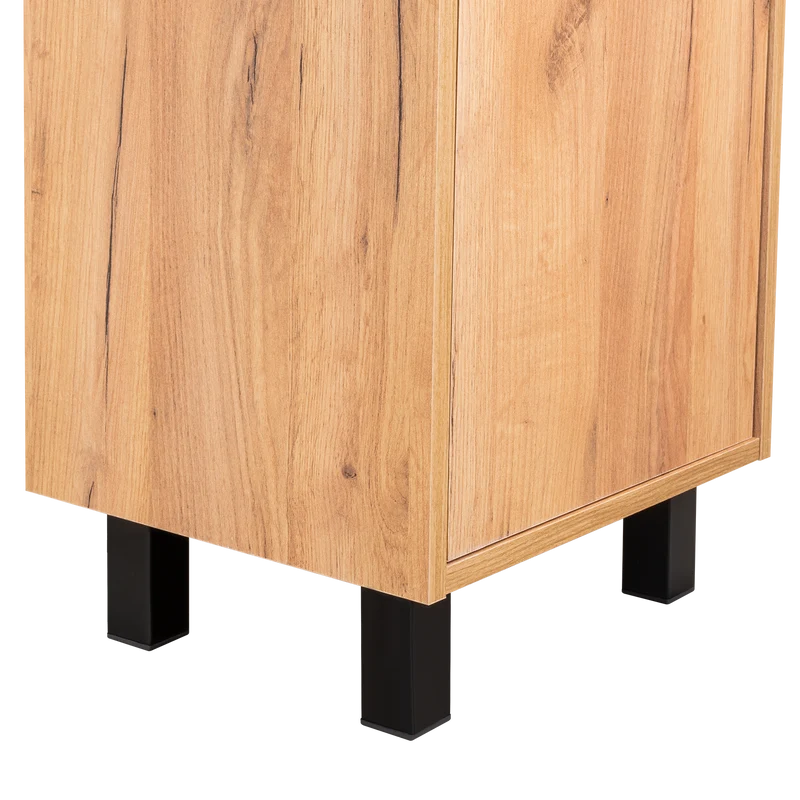 Mueble Lavamanos a Piso Oxford, Fresno Europeo, Incluye Lavamanos 40cm ZF