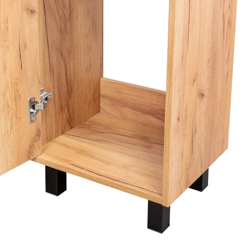 Mueble Lavamanos a Piso Oxford, Fresno Europeo, Incluye Lavamanos 40cm ZF