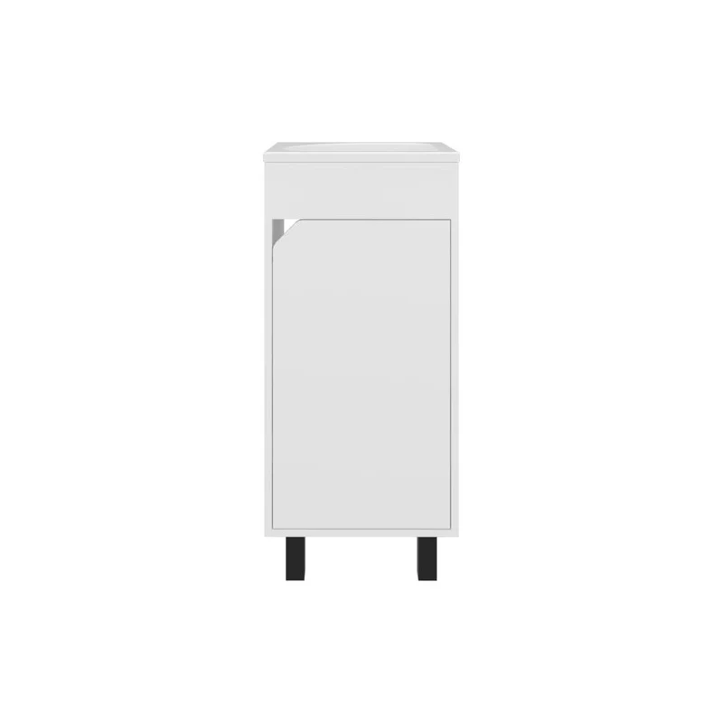 Mueble para Lavamanos Betel, Blanco, Incluye Lavamanos Plastiglas Floresta 40 ZF