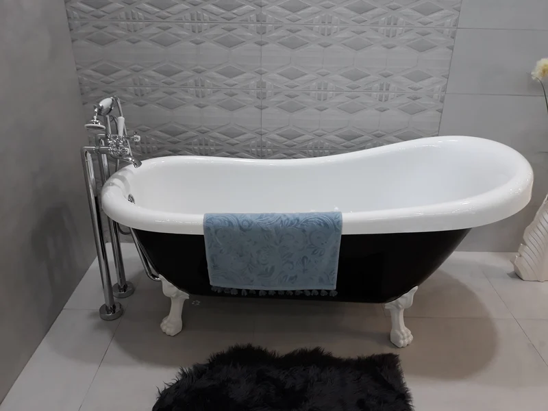 Bañera con patas RICHMOND NEGRA
