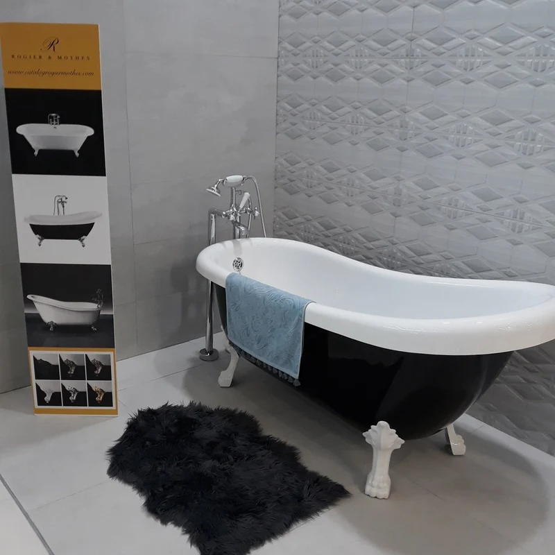 Bañera con patas RICHMOND NEGRA