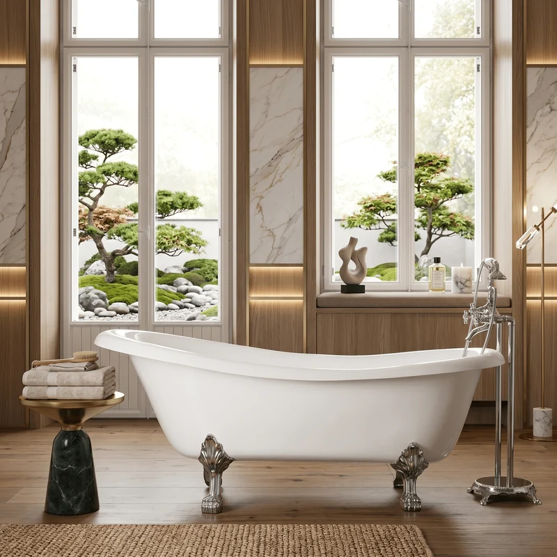 Bañera de Hierro LIVINGSTON blanca