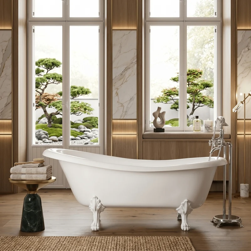 Bañera de Hierro LIVINGSTON blanca