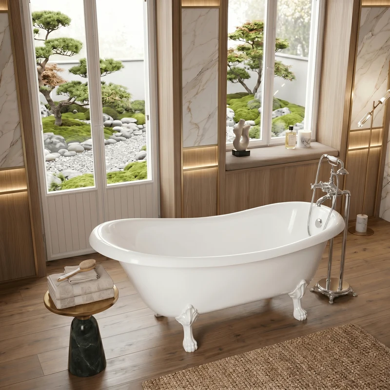 Bañera de Hierro LIVINGSTON blanca