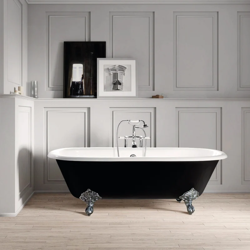 Bañera de Hierro PLYMOUTH negra