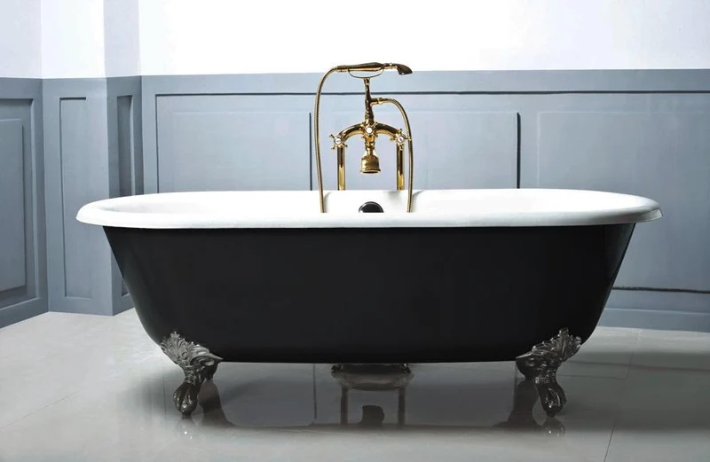 Bañera de Hierro PLYMOUTH negra