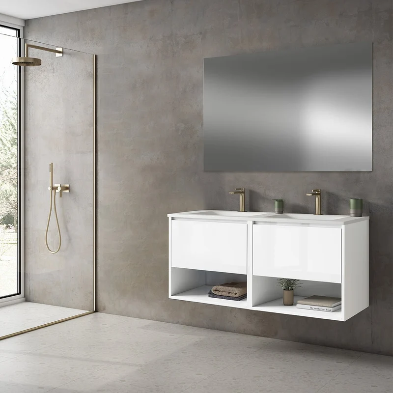 Mueble baño con lavabo incluido 2 senos Yera