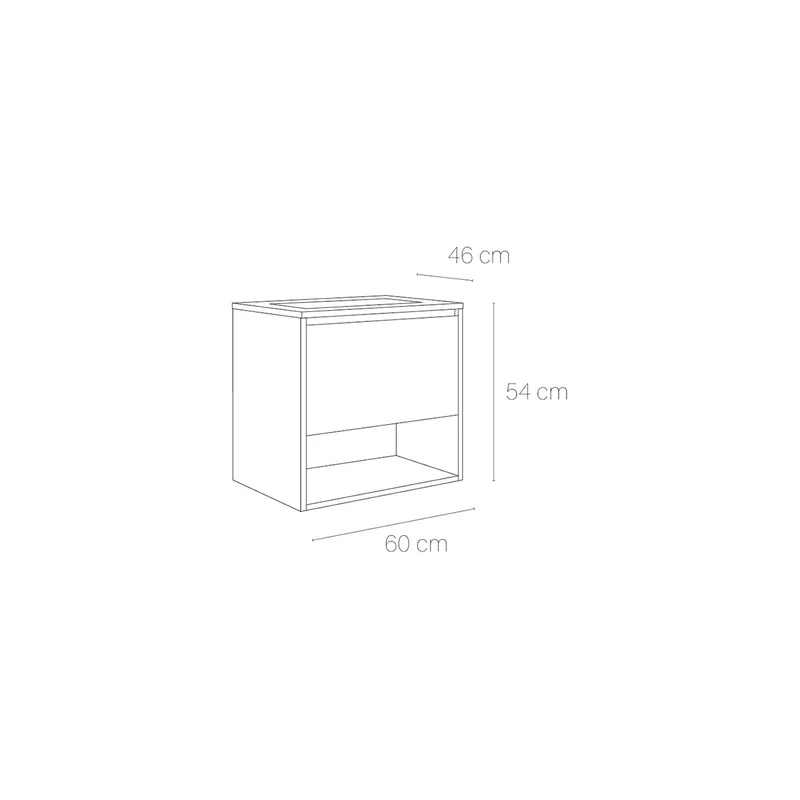 Mueble baño con lavabo incluido Yera