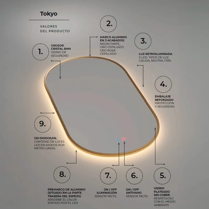 Espejo curva Tokyo