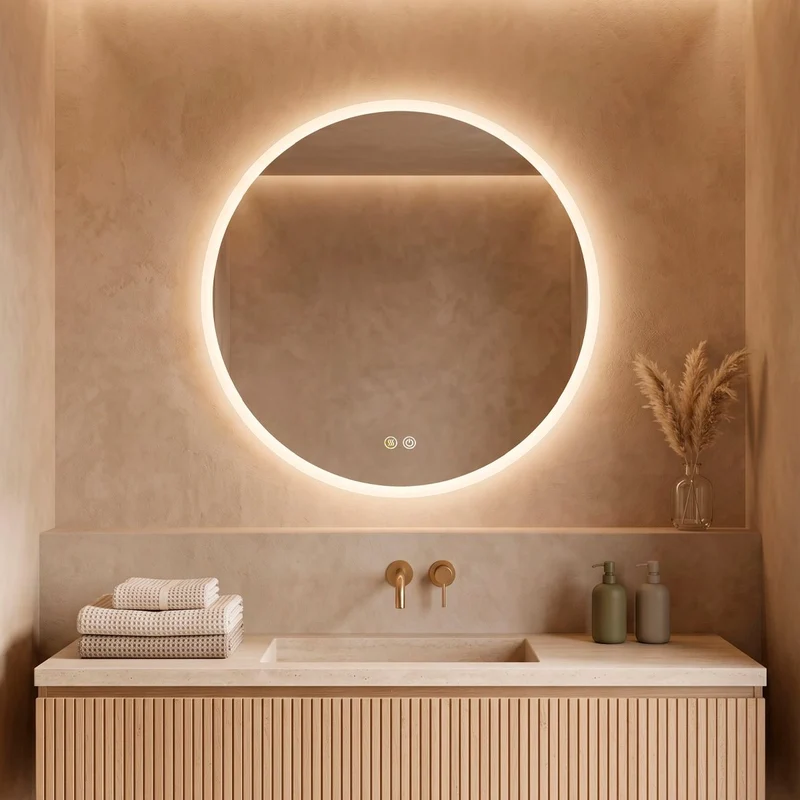 Espejo de baño con luz Icaro