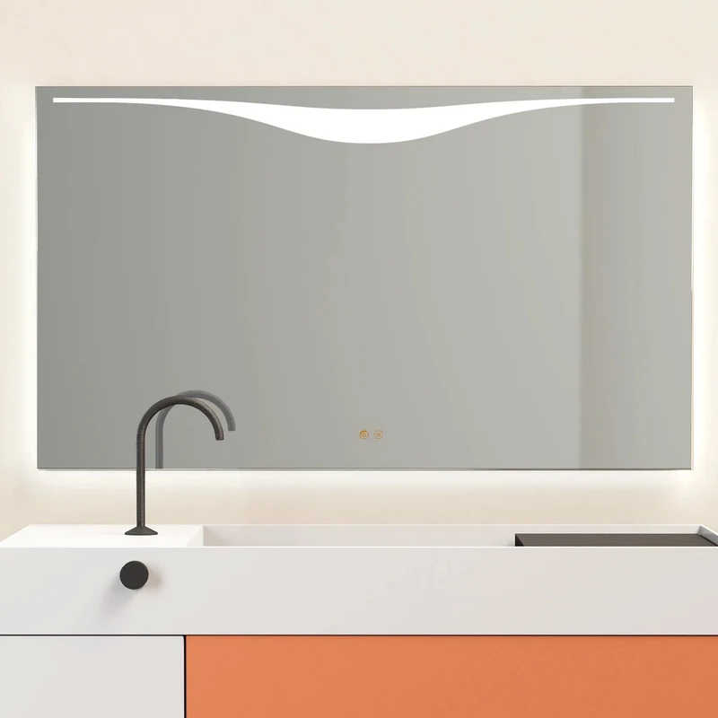 Espejo de baño rectangular Clio