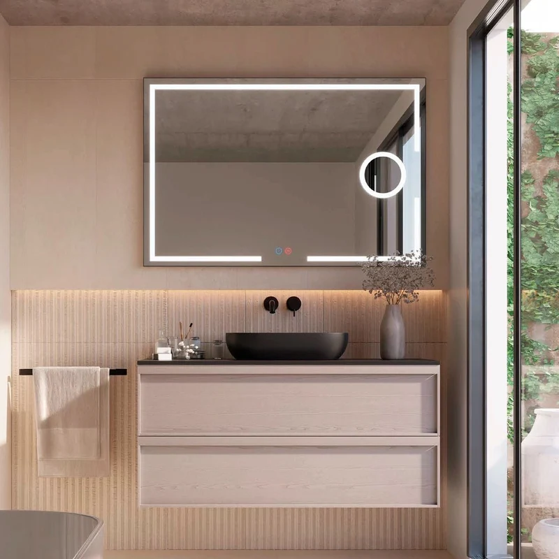 Espejo de baño con aumento Malta