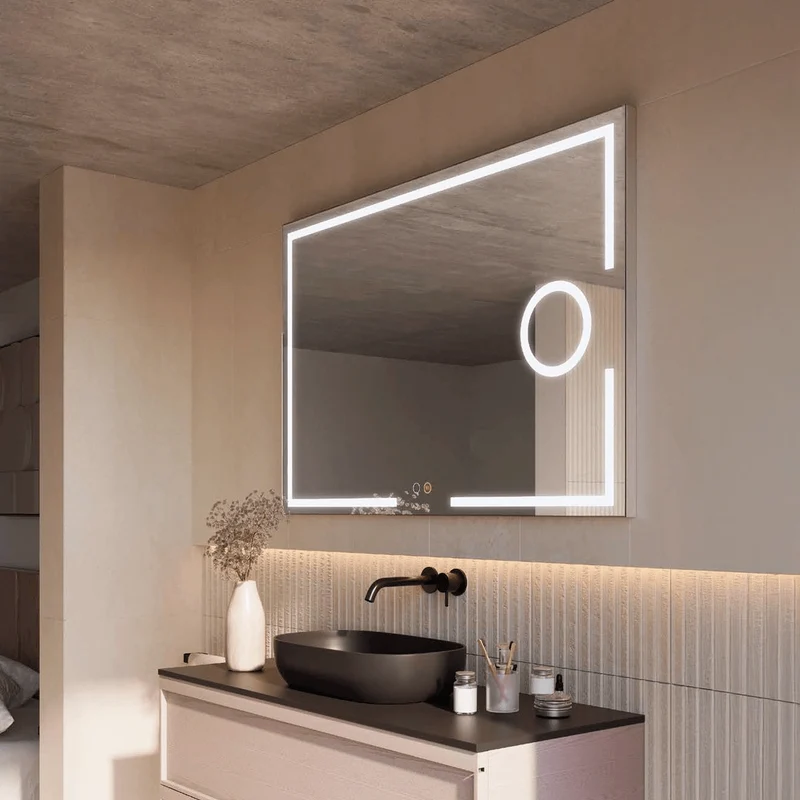 Espejo de baño con aumento Malta