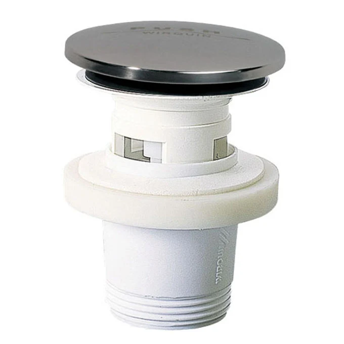 Bonde quick clac pour lavabo - clapet en inox - WIRQUIN