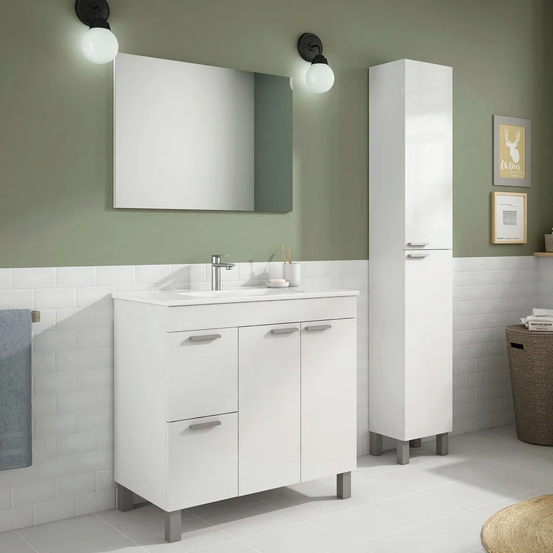 Mueble de baño con lavabo Aktiva