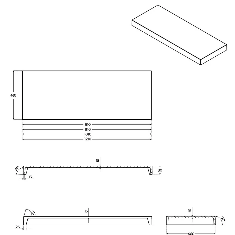 Encimera para mueble Kabala