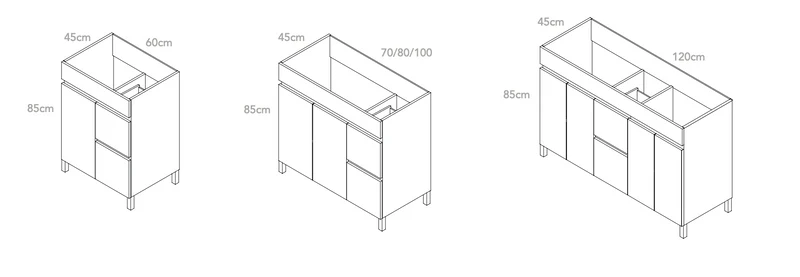 MUEBLE NILO 120 DOS SENOS