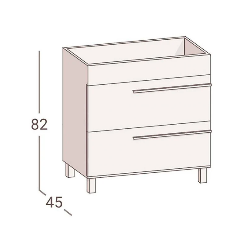Mueble de baño moderno Nimes