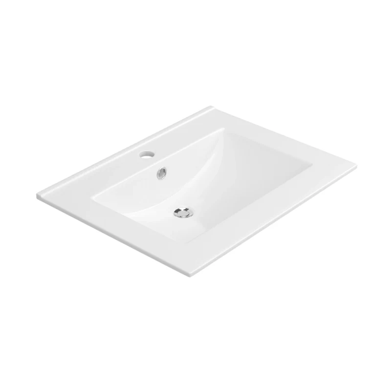 Lavabo cerámica seno centrado extrafino