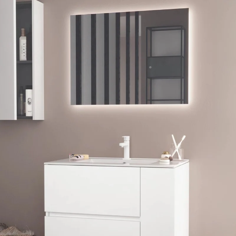 Lavabo cerámica seno centrado extrafino
