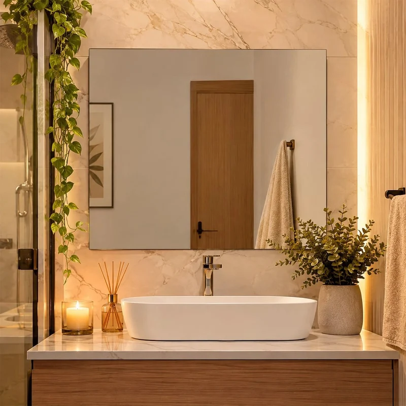 Espejo rectangular para baño Enola