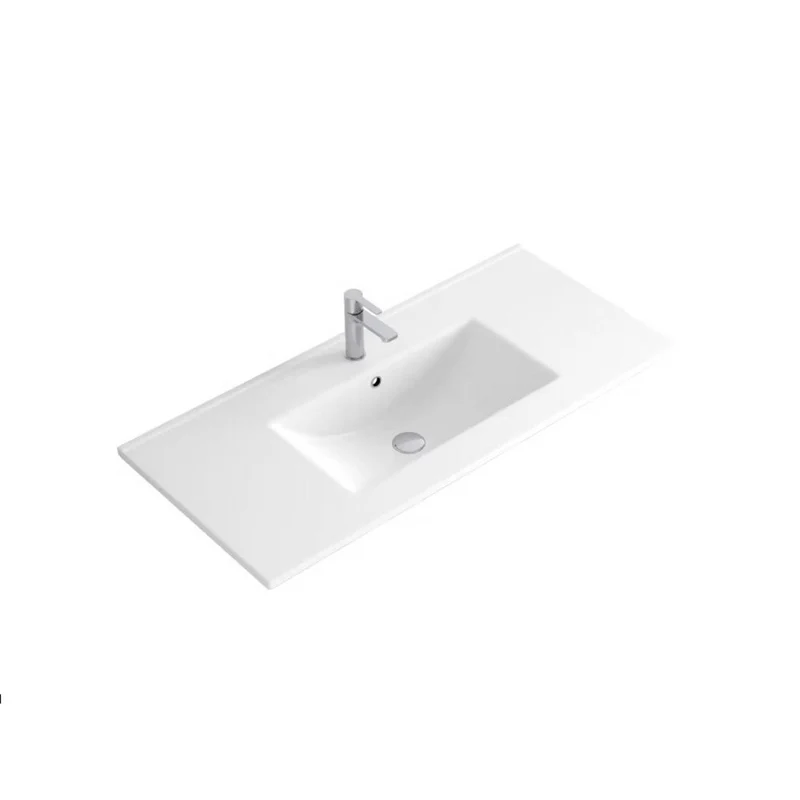 Lavabo cerámico sobre mueble Plus