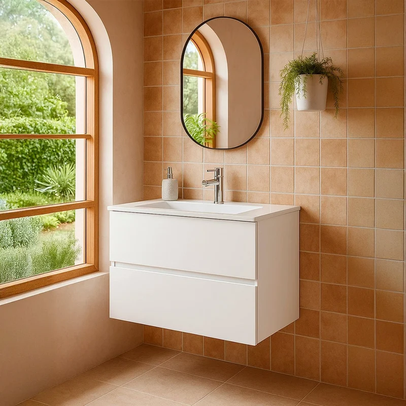 Mueble baño suspendido Triana con lavabo