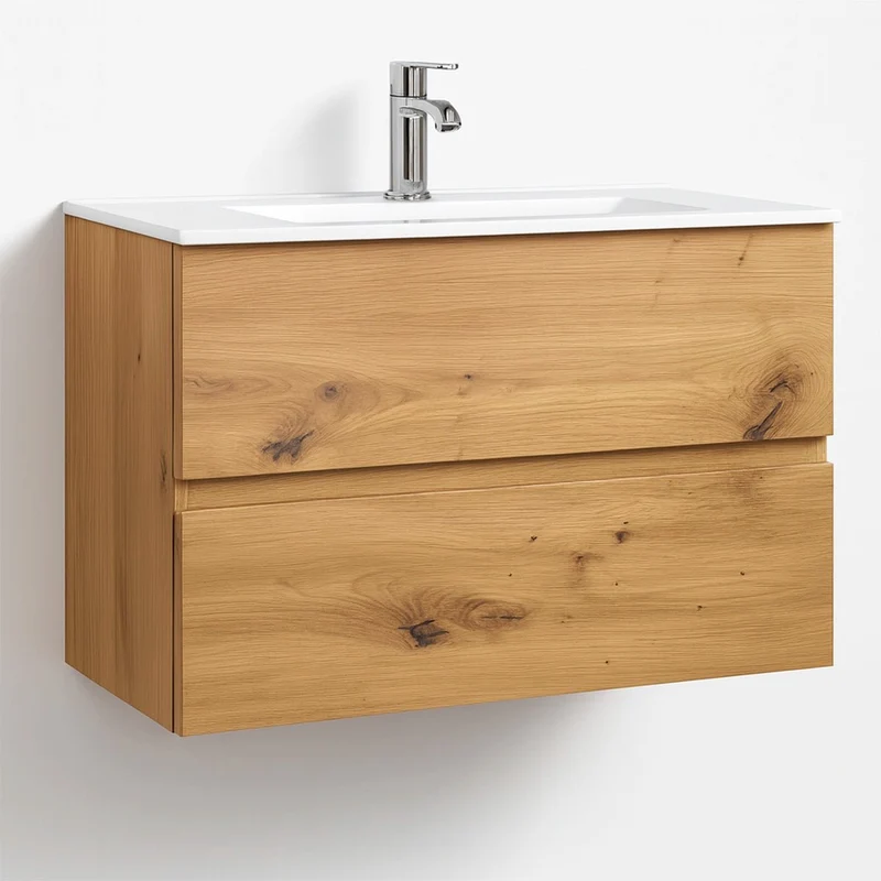Mueble baño suspendido Triana con lavabo