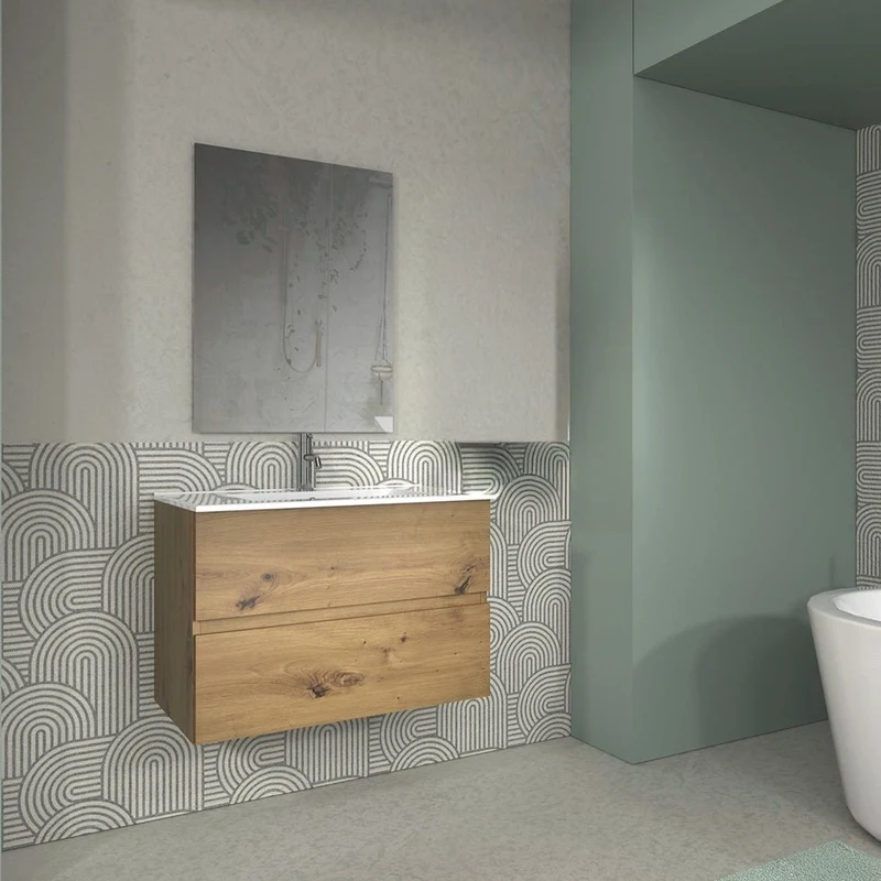 Mueble baño suspendido Triana con lavabo