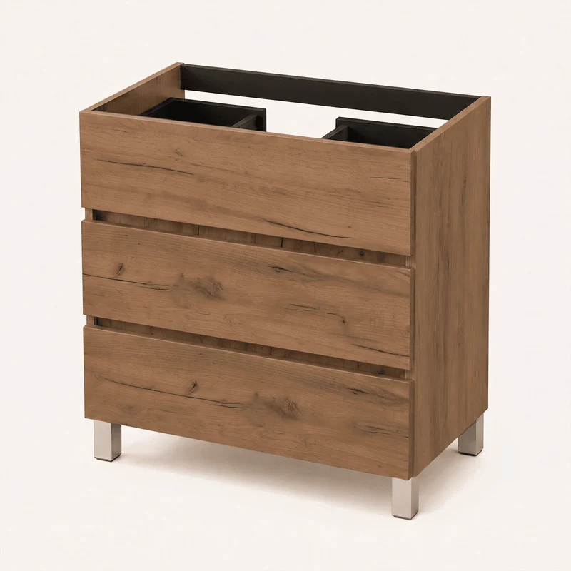 Mueble baño con patas y lavabo Triana