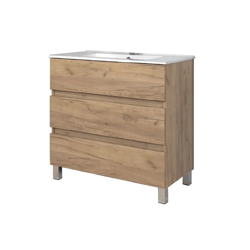 Mueble baño con patas y lavabo Triana