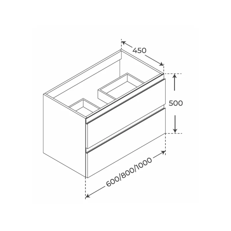Mueble de baño colgado Soho