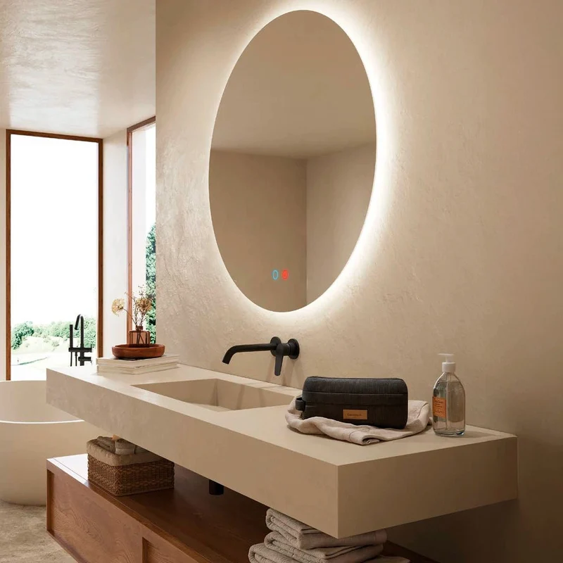 Espejo moderno con luz led Lisboa