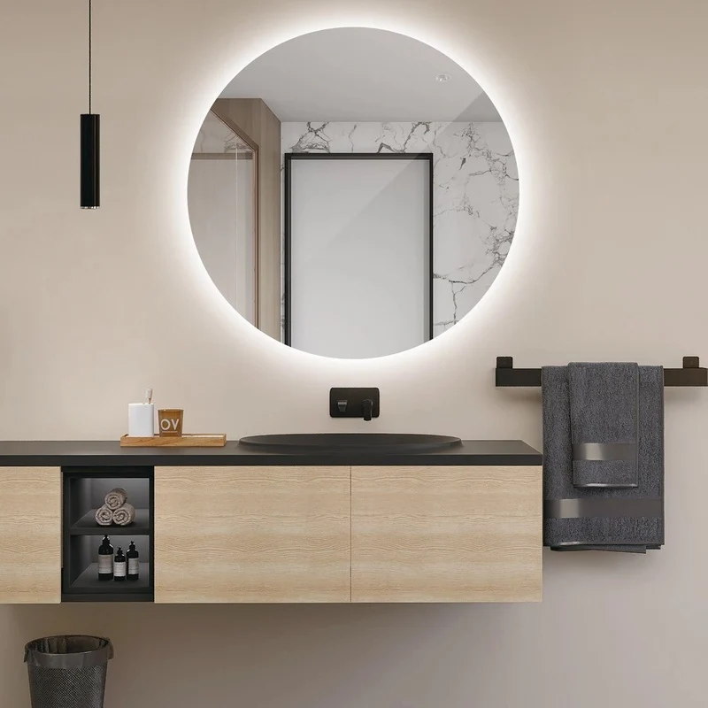 Espejo moderno con luz led Lisboa