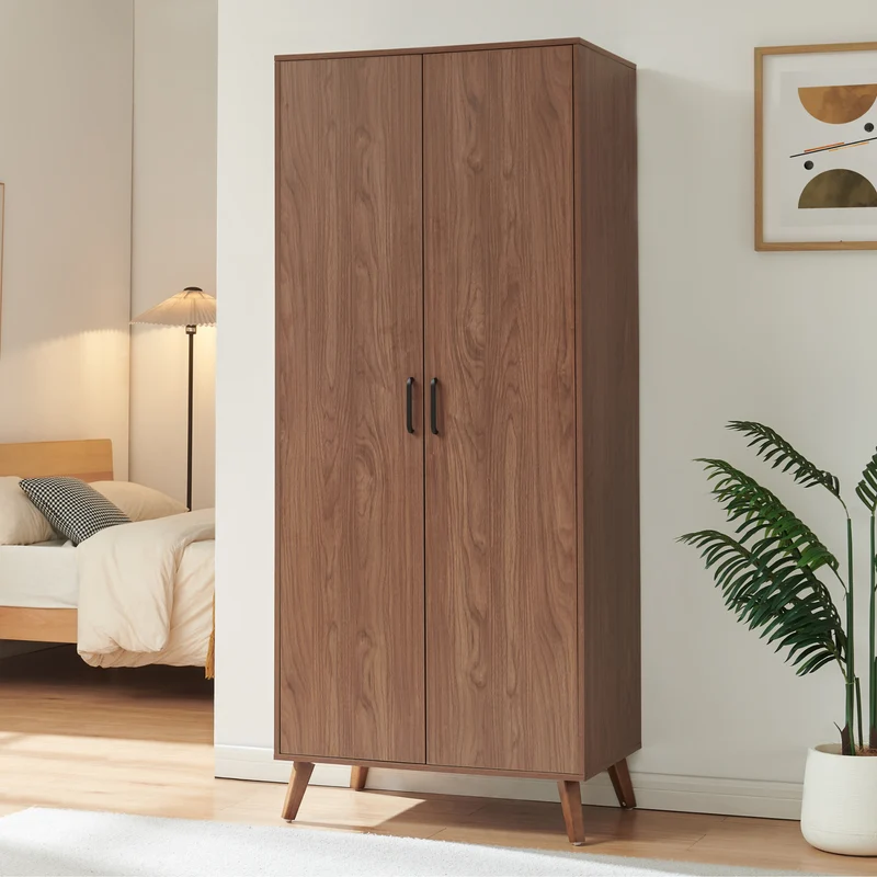 Armario Norg puertas barra compartimentos [en.casa]