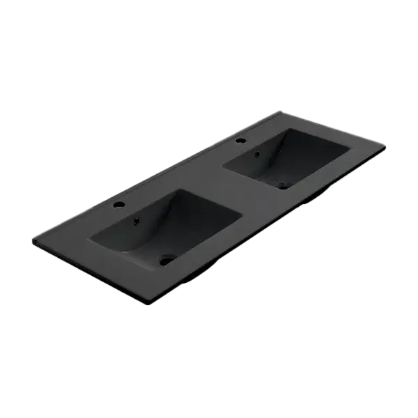 Lavabo de encastrar modelo Bogotá negro mate