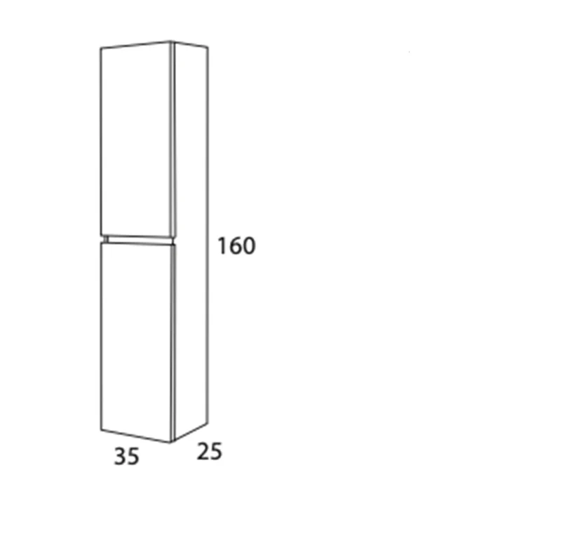 Columna de baño modelo Neo izquierda