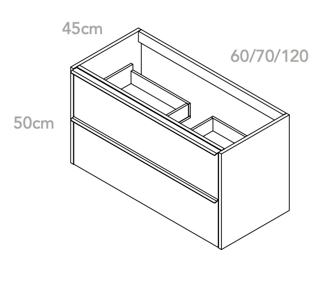 MUEBLE DE BAÑO SUSPENDIDO LIFE