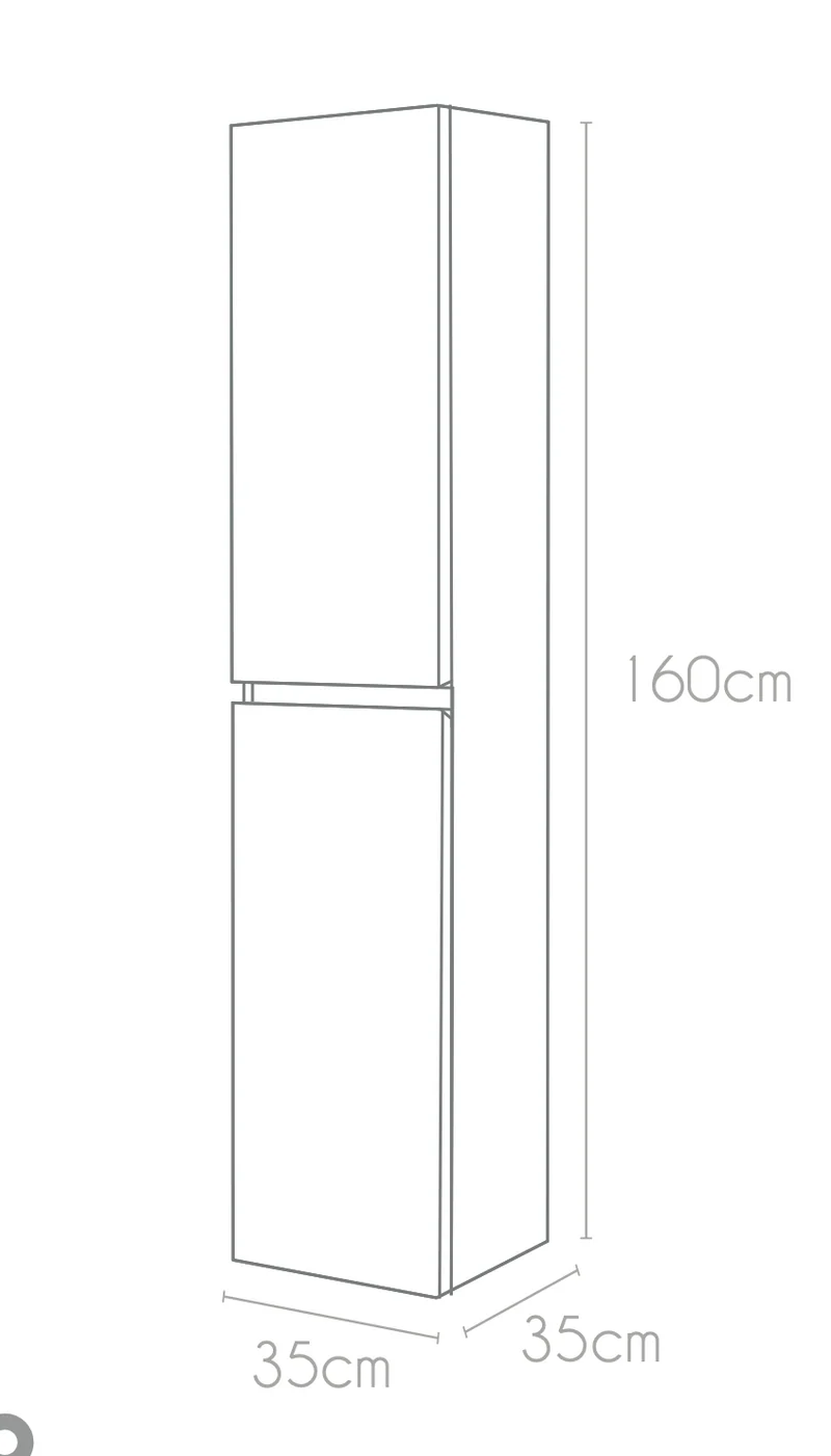 Columna para baño moderno modelo Oslo