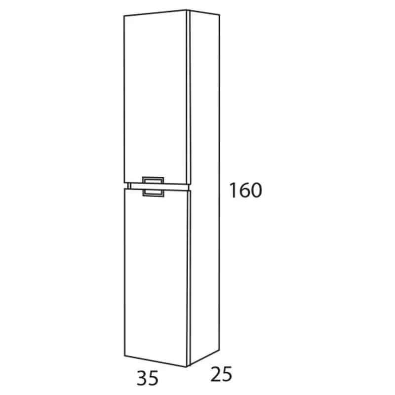 Columna armario de baño modelo Vintage