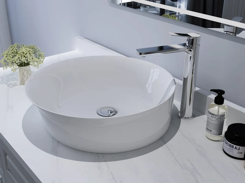 GME RHIO Caño Alto - Grifo de lavabo caño alto