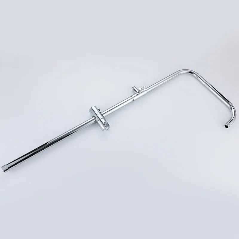 Columna de Ducha con Termostato Cuadrado Ducha Lluvia Alcachofa de 3 Tipos de Chorro con Redonda Barra y Brillante para Baño Aica Sanitarios