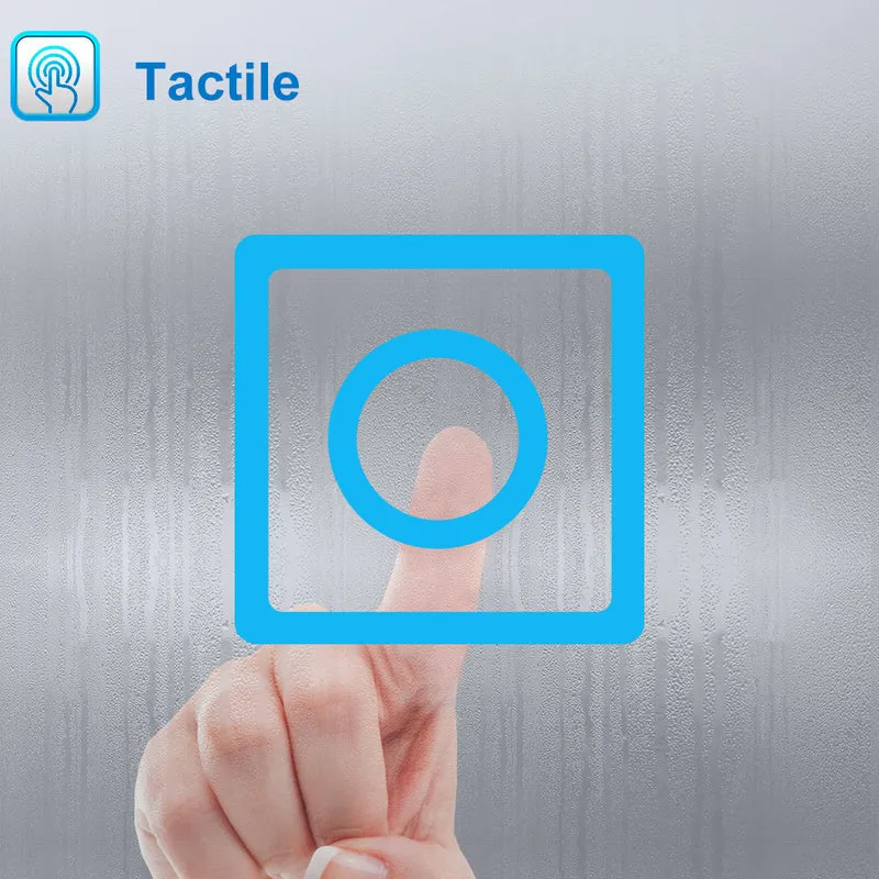 Aica LED Espejo de baño 80×80cm,Luminosidad regulable,Antivaho,Luz blanca 6000k