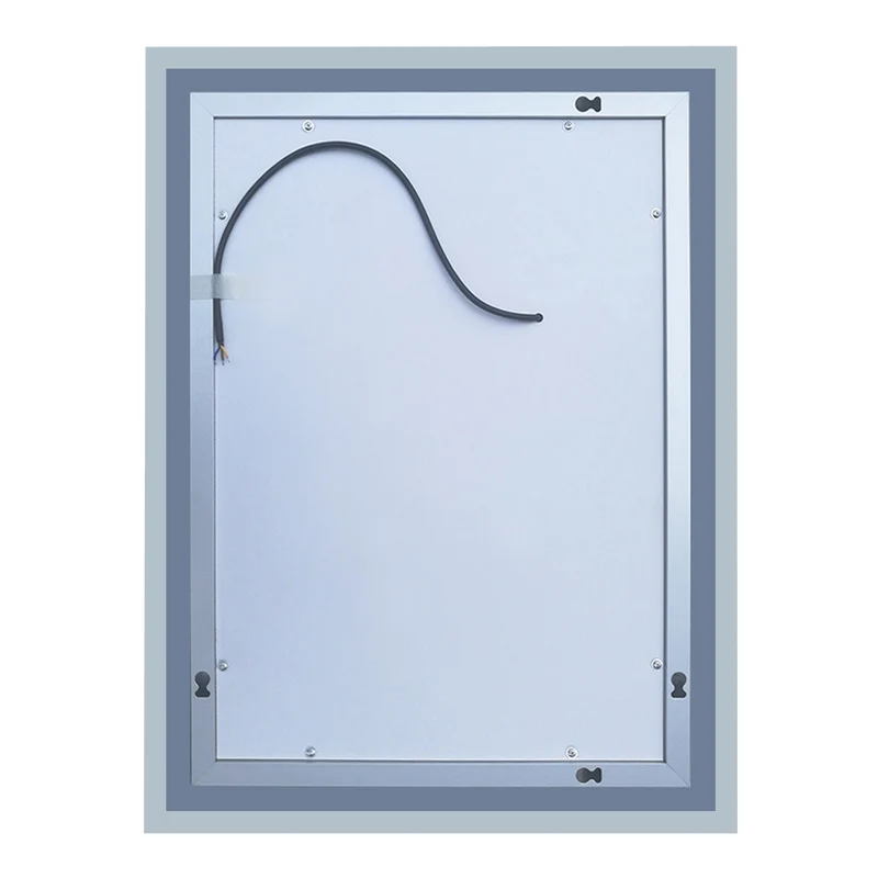 Espejo Regulable de Hogar/de Baño con Función Antiniebla + Brillo LED Envolvente Blanco Frío + Interruptor Táctil