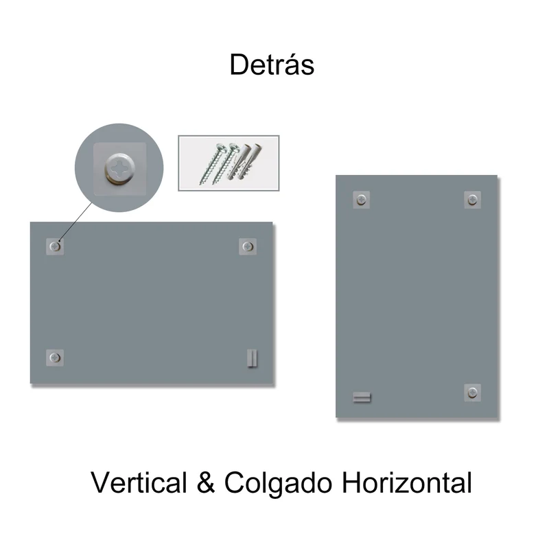 Espejo para Pared Rectangular con Esquina Recta. Espejo Pared Cuerpo Entero, estilo simple