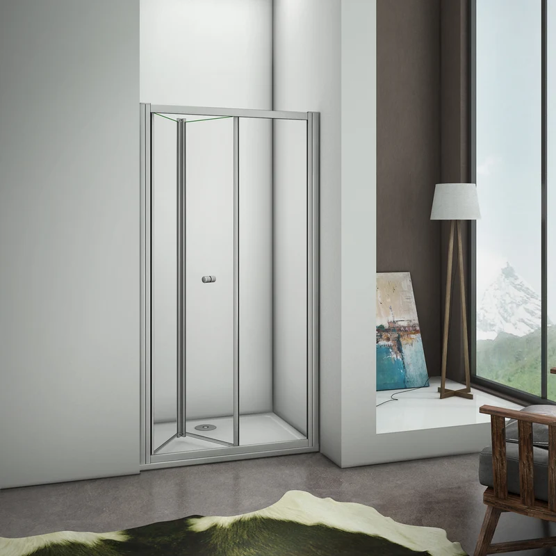 Mamparas Puerta Abatible Pantalla de Ducha 5mm cristal para