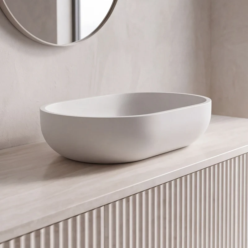 Lavabo Sobre Encimera Lenon - Fossil Natura