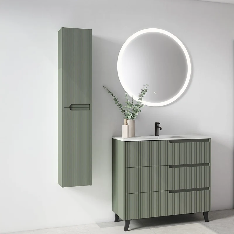Mueble auxiliar suspendido baño Ezio