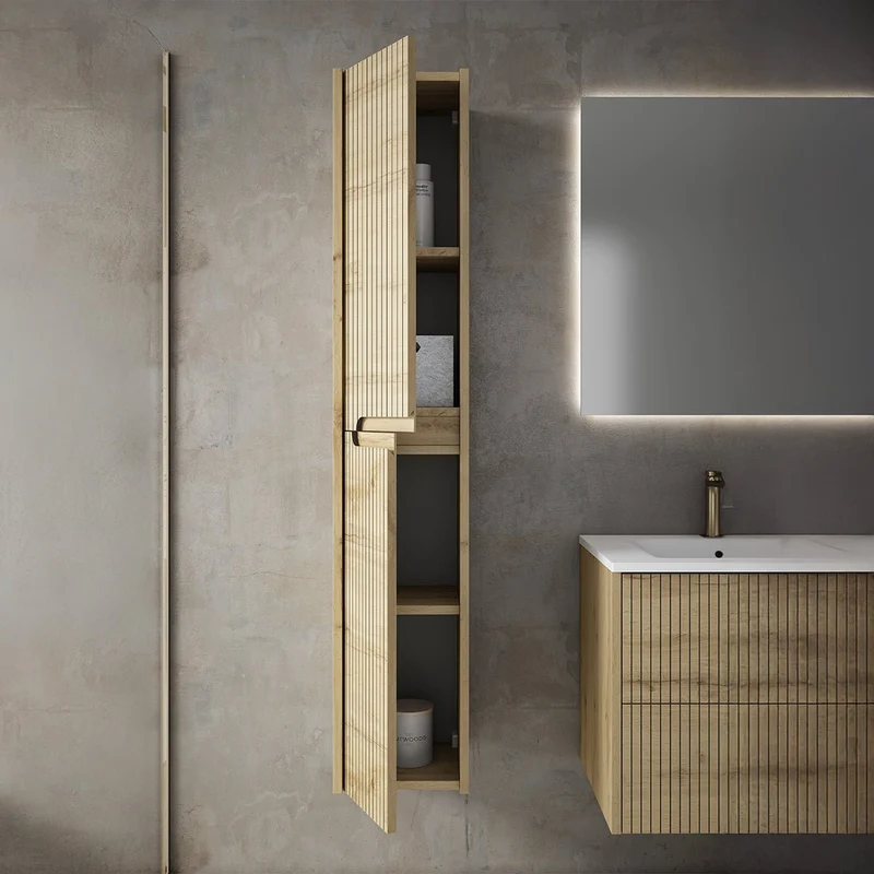 Mueble auxiliar suspendido baño Ezio