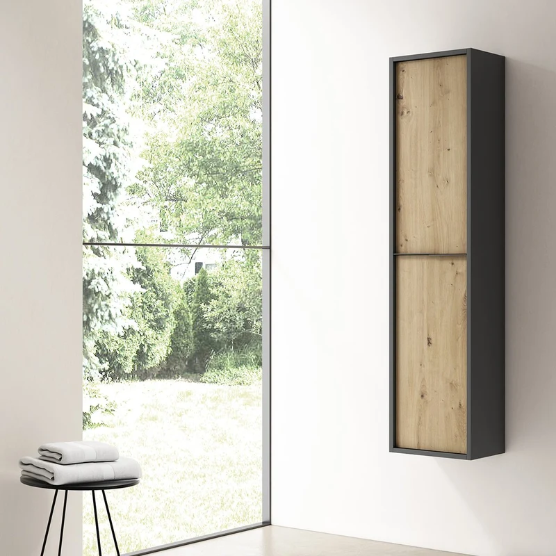 Mueble auxiliar baño suspendido Doly